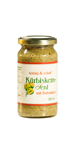 Kürbiskern-Senf mit Balsamico