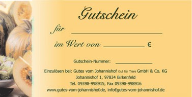 Geschenkgutscheine