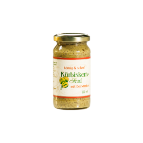 Kürbiskern-Senf mit Balsamico